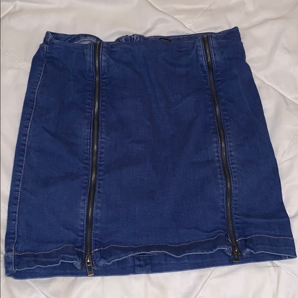 2 skirts sz m one flowy other denim - Picture 2 of 3